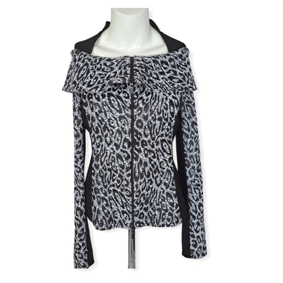Joseph Ribkoff Animal Print Light Jacket - Picture 1 of 11
